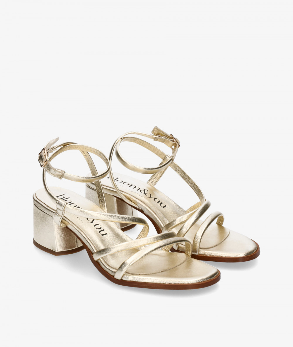 Sandalias bloom&you  HIGH IVY en platino