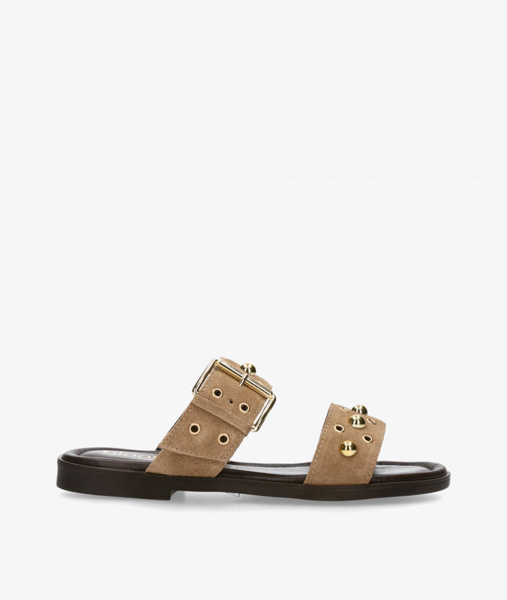 Sandalias bloom&you  5-DAM en serraje taupe