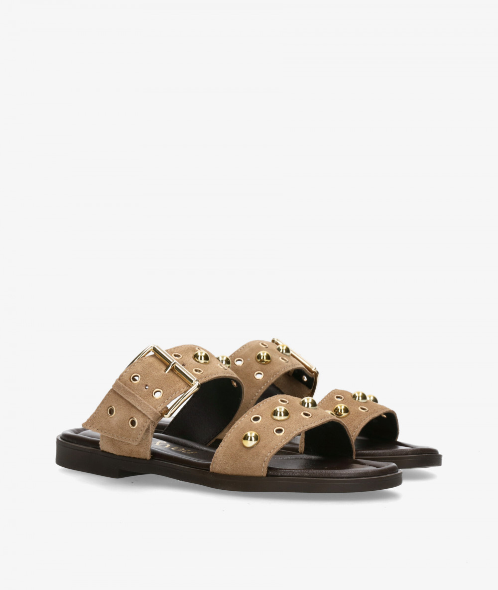 Sandalias bloom&you  5-DAM en serraje taupe