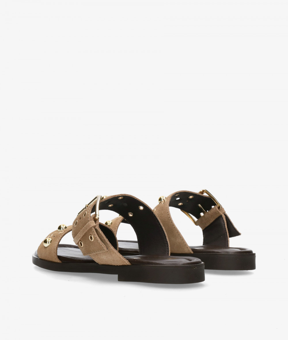Sandalias bloom&you  5-DAM en serraje taupe