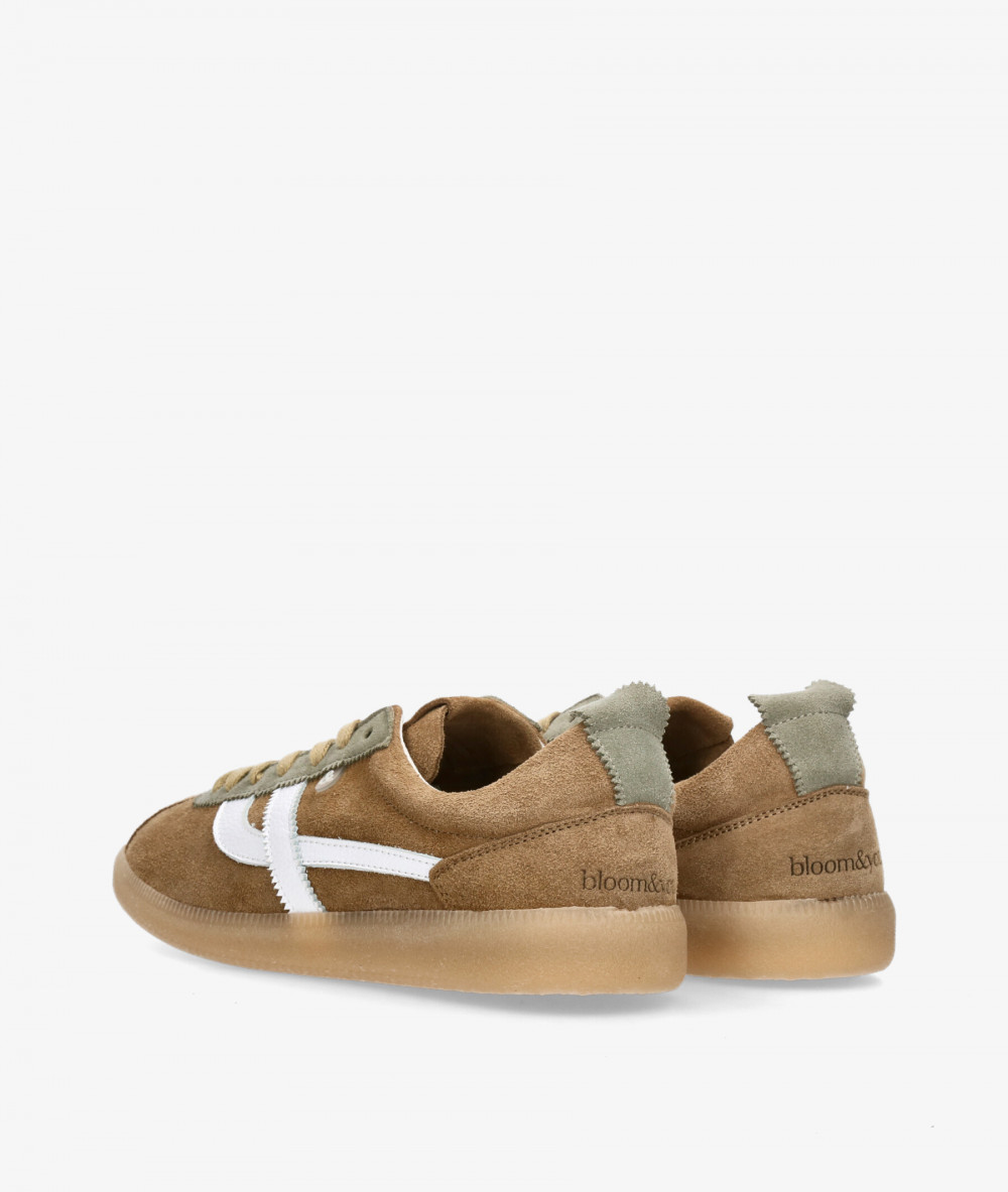 bloom&you Sneakers  BLOMY in taupe split suede