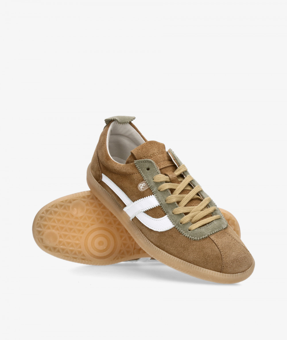 bloom&you Sneakers  BLOMY in taupe split suede