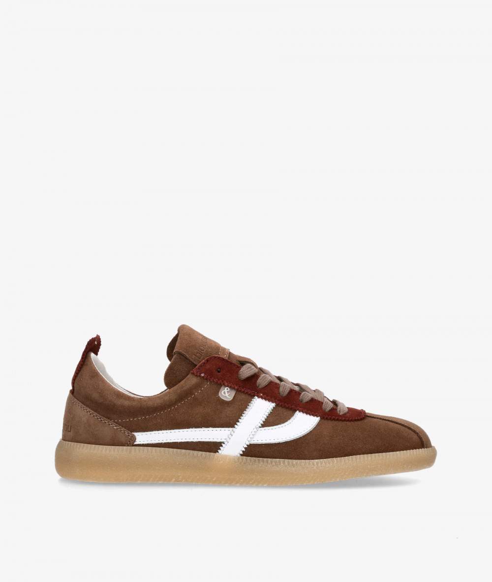 bloom&you Sneakers  BLOMY in brown split suede