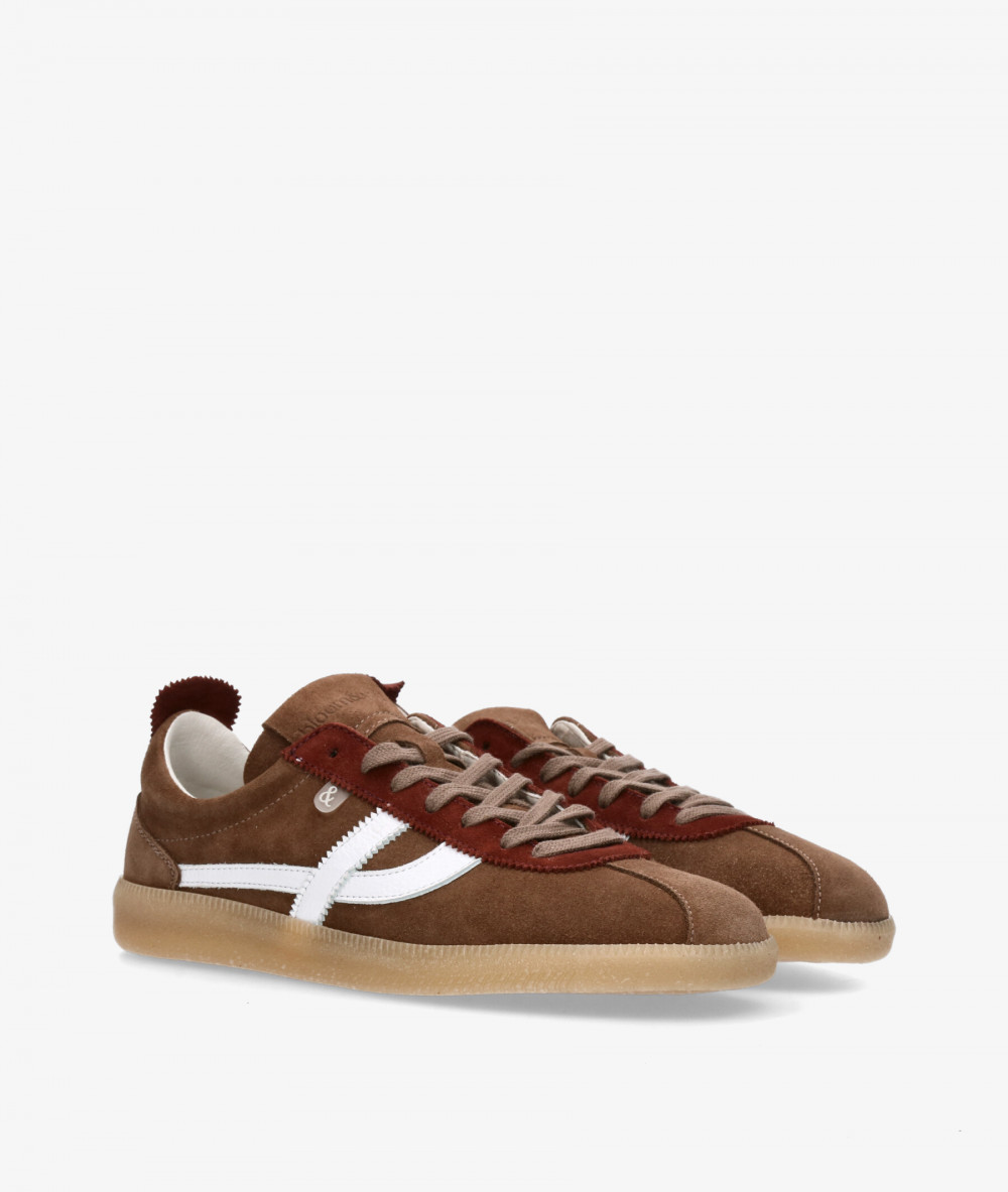 bloom&you Sneakers  BLOMY in brown split suede