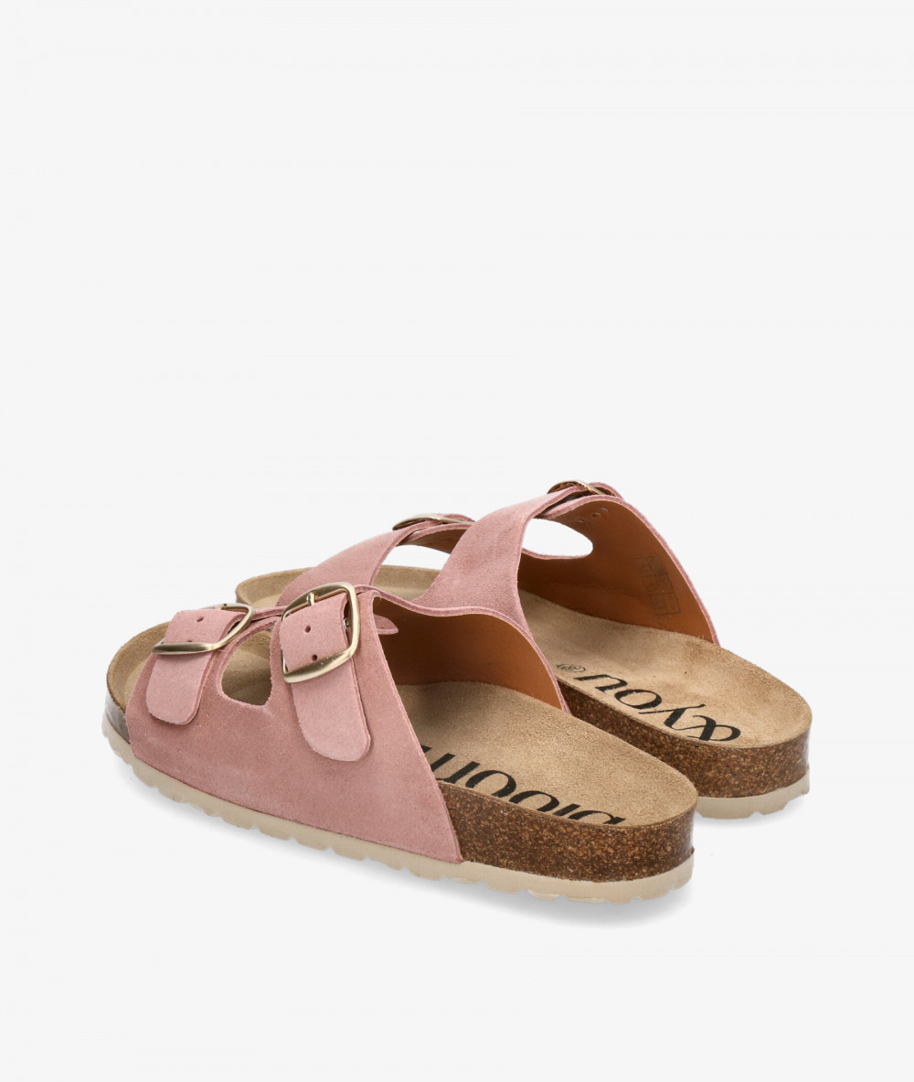 Sandalias bloom&you  NENUFAR en serraje nude