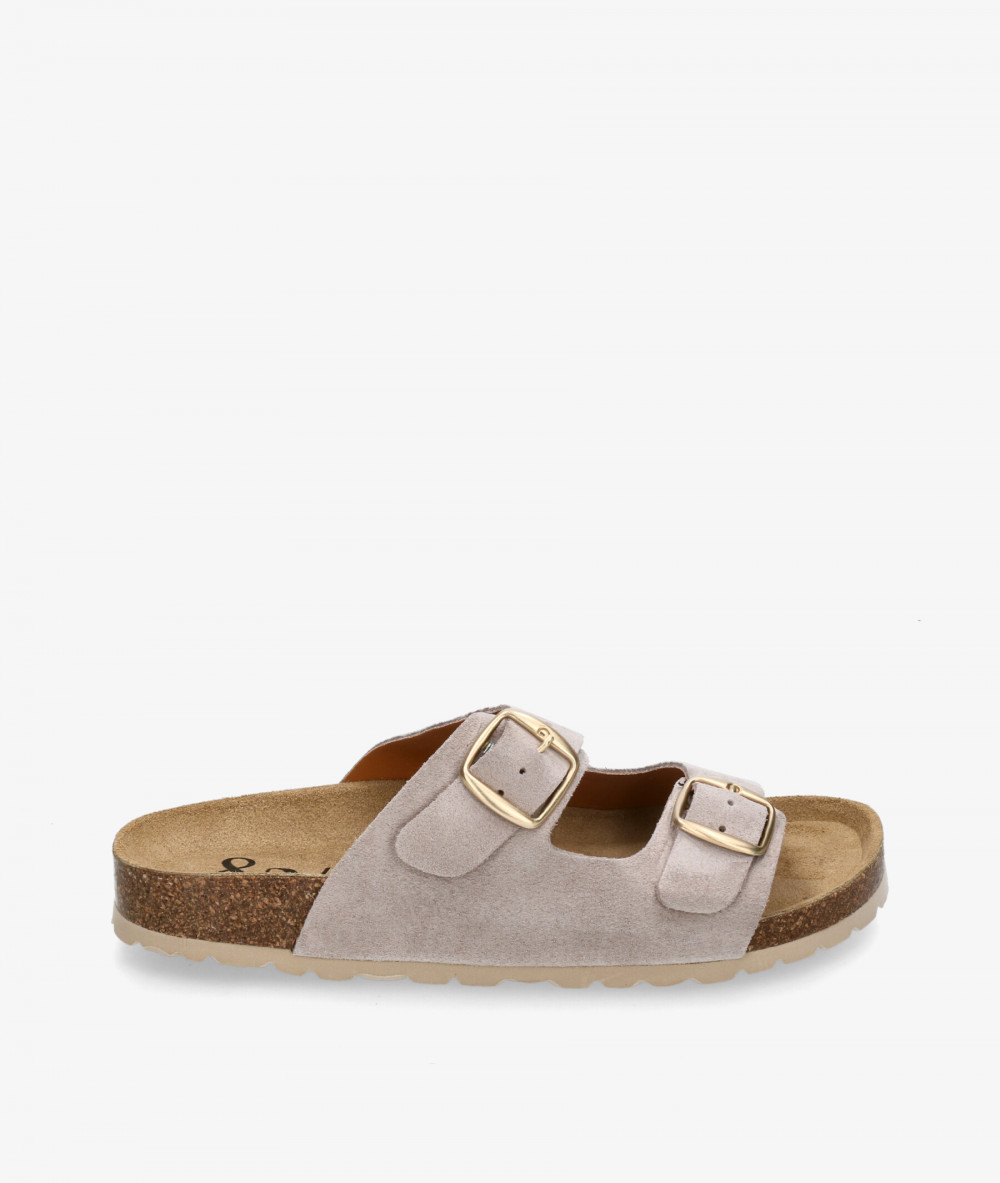 Sandalias bloom&you  NENUFAR en serraje piedra