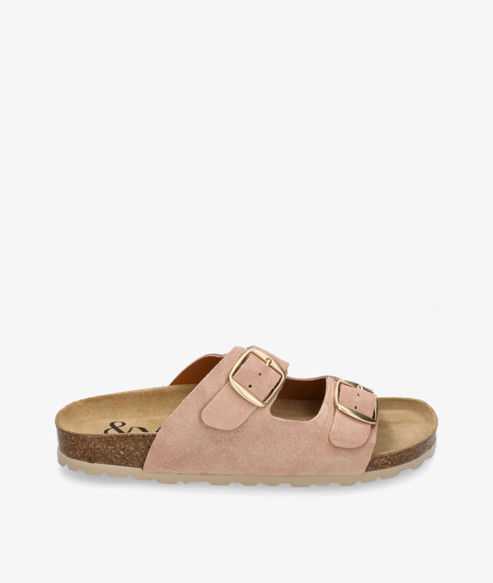 Sandalias bloom&you  NENUFAR en serraje nude