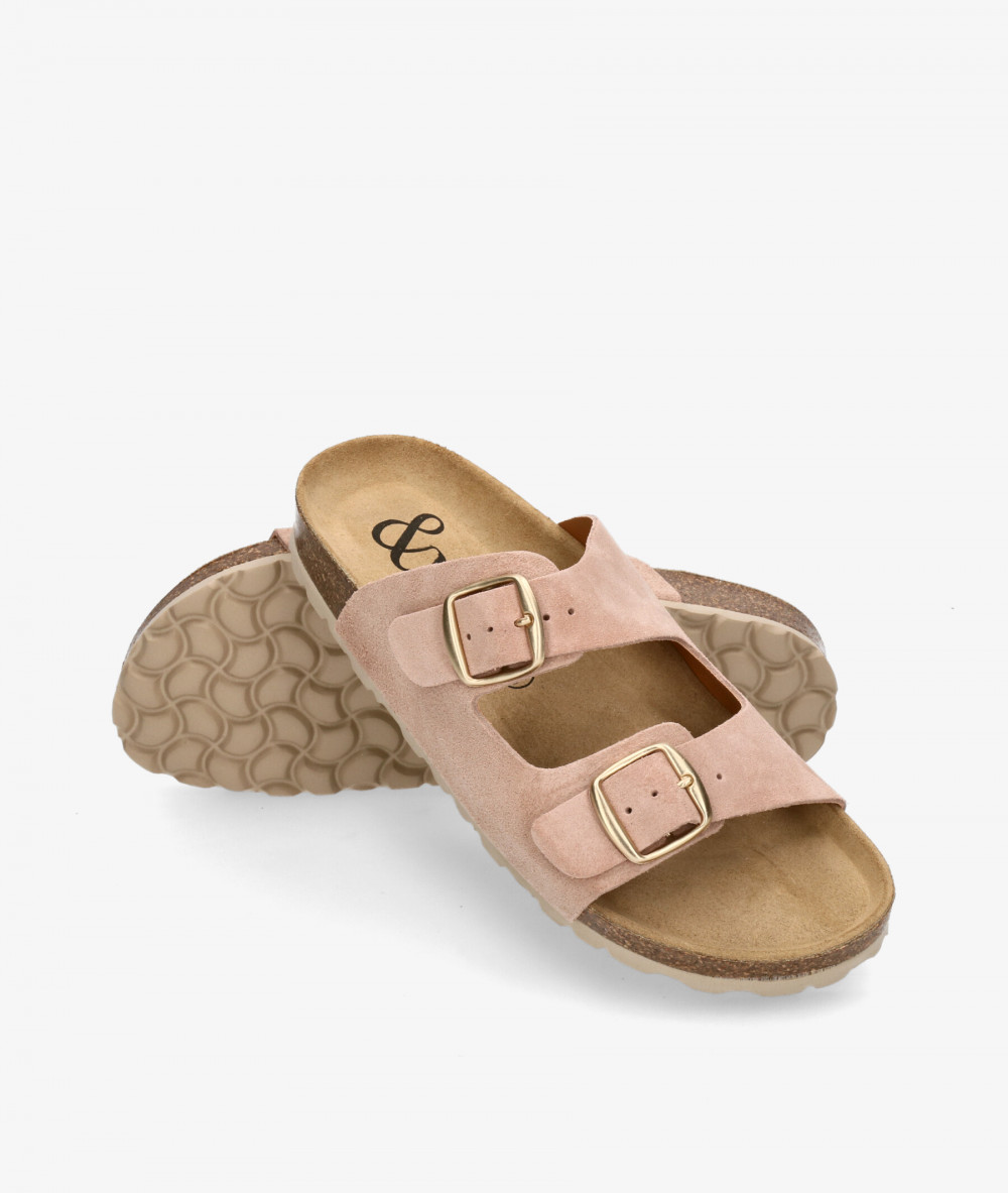 Sandalias bloom&you  NENUFAR en serraje nude