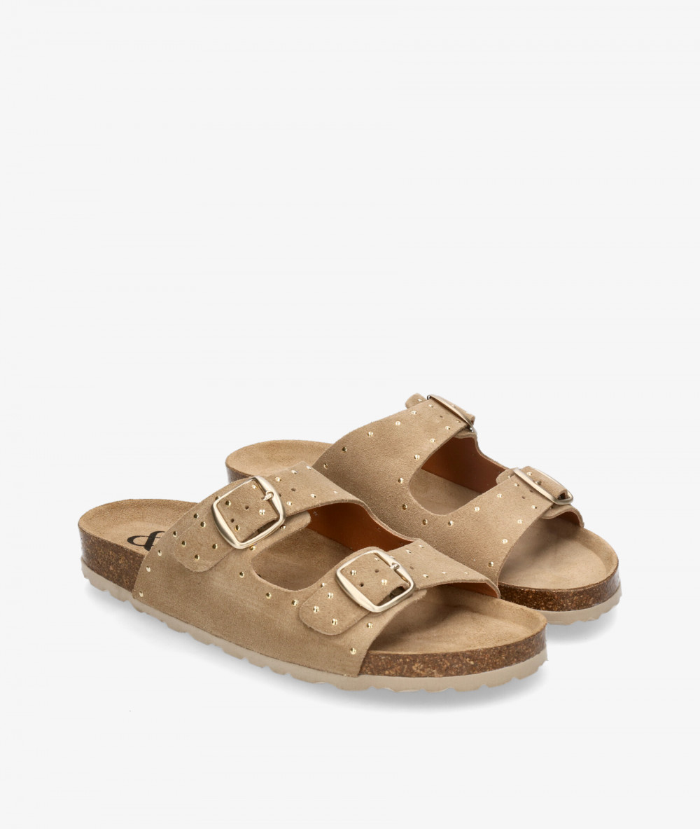 Sandalias bloom&you  NERINE en serraje taupe
