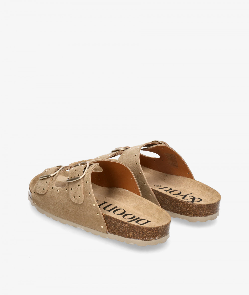 Sandalias bloom&you  NERINE en serraje taupe