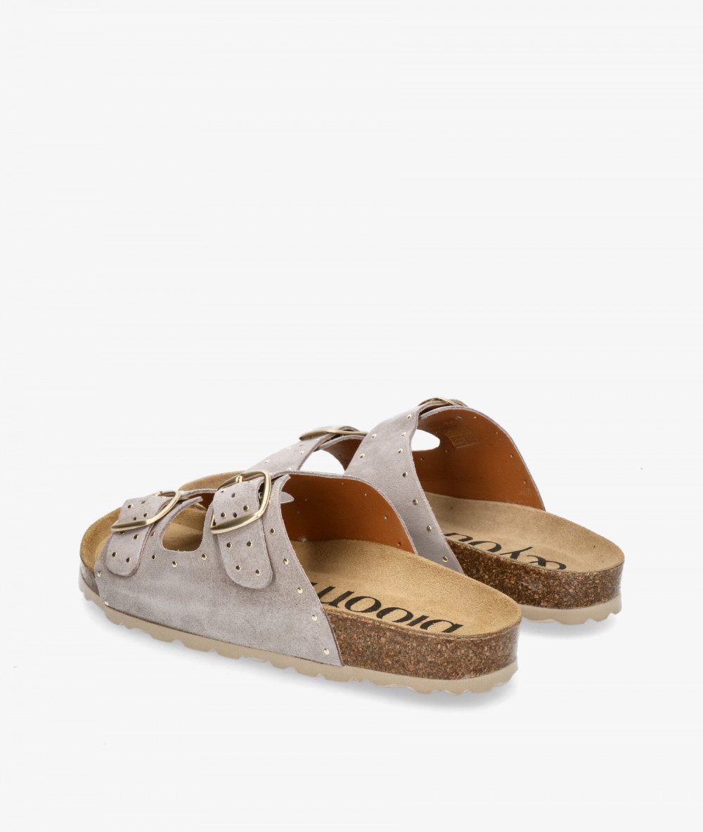 Sandalias bloom&you  NERINE en serraje piedra