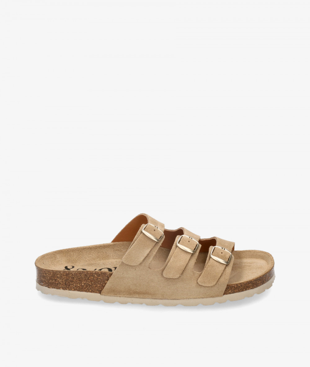 Sandalias bloom&you  NEW NENUFAR en serraje taupe