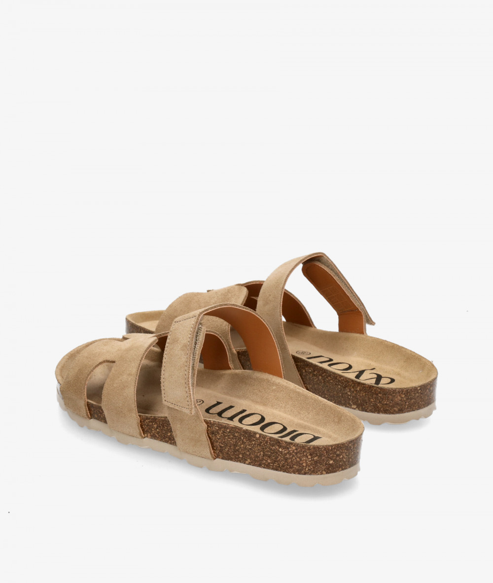 Sandalias bloom&you  SOL en serraje taupe