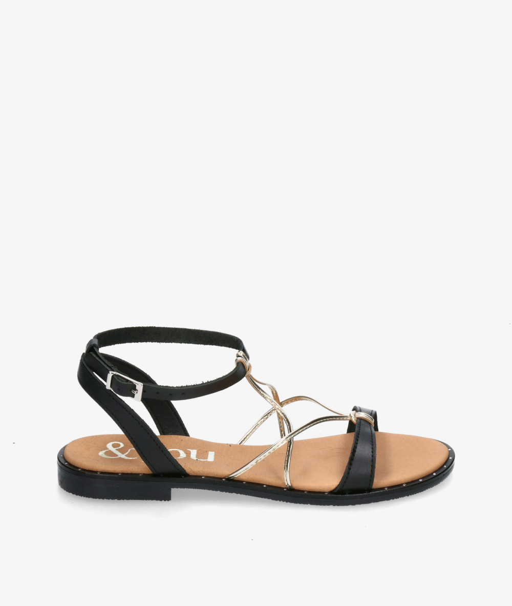 Sandalias bloom&you  ALANIS en negro