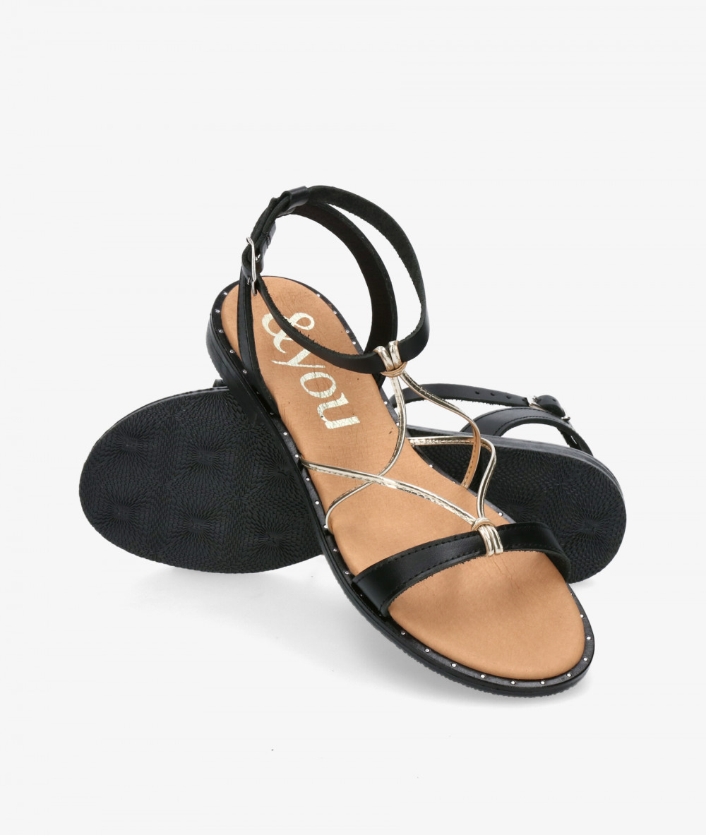 Sandalias bloom&you  ALANIS en negro