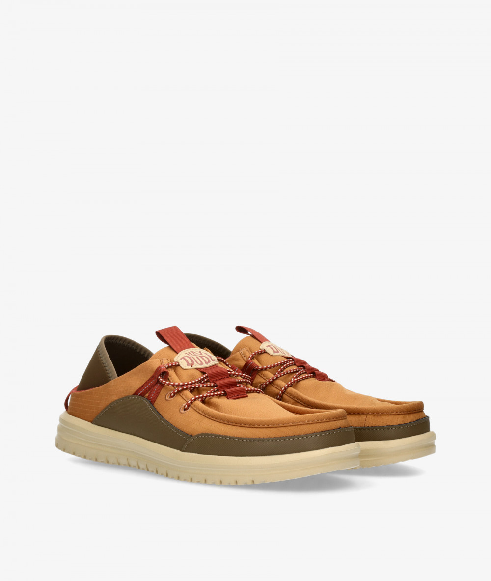 Dude Canvas shoes BRADLEY BLIPPER NYLON in camel
