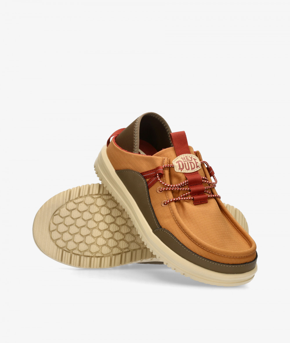 Dude Canvas shoes BRADLEY BLIPPER NYLON in camel