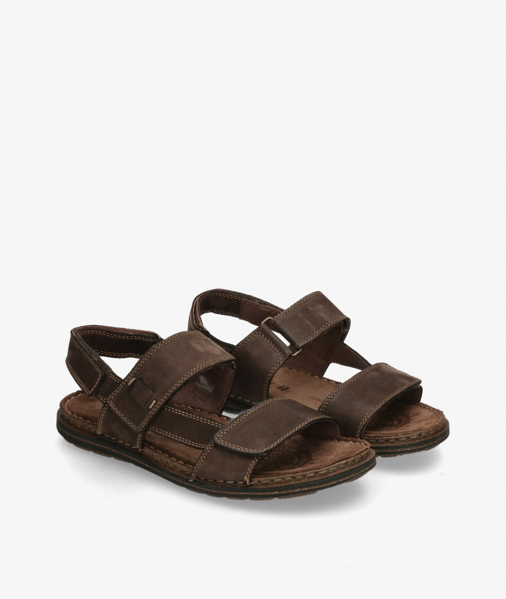 Sandalias Walk & Fly  680-43770 en nobuck marrón