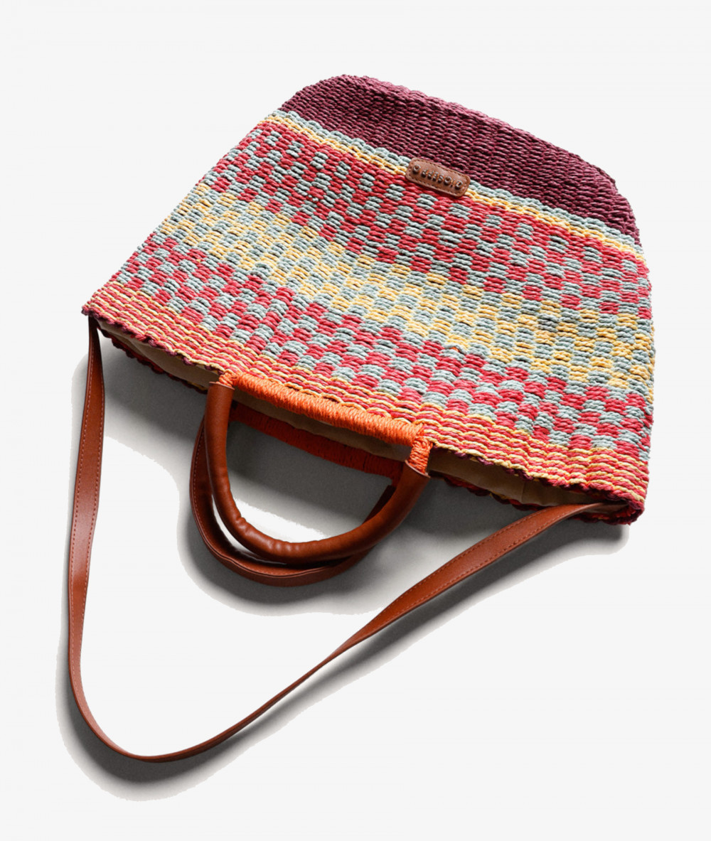 Bolso de rafia Gioseppo PANGANI en multicolor