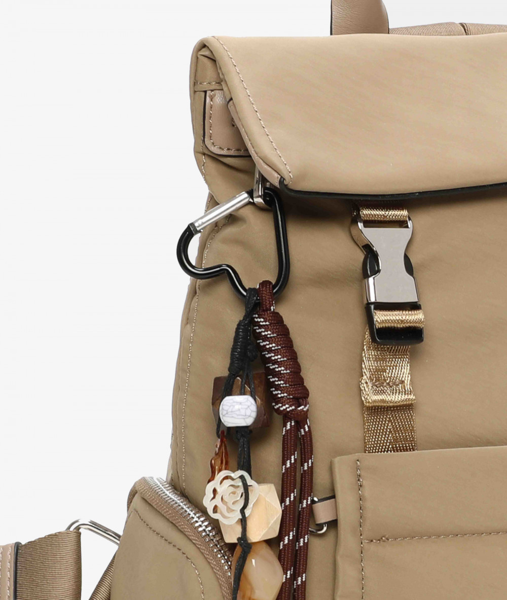 Bolso textil pabloochoa.shoes 21151 en caki