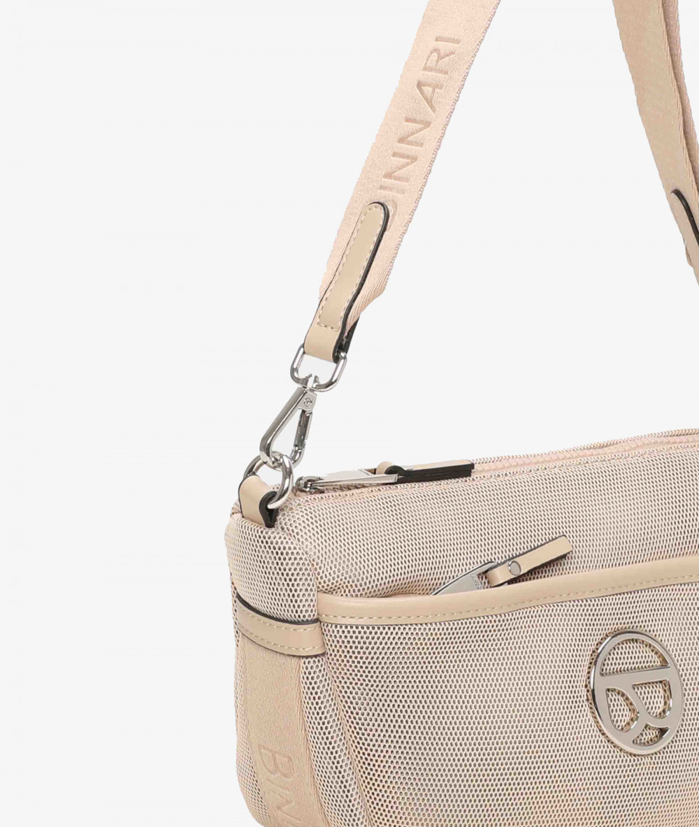 Bolso textil pabloochoa.shoes 21070 en beige