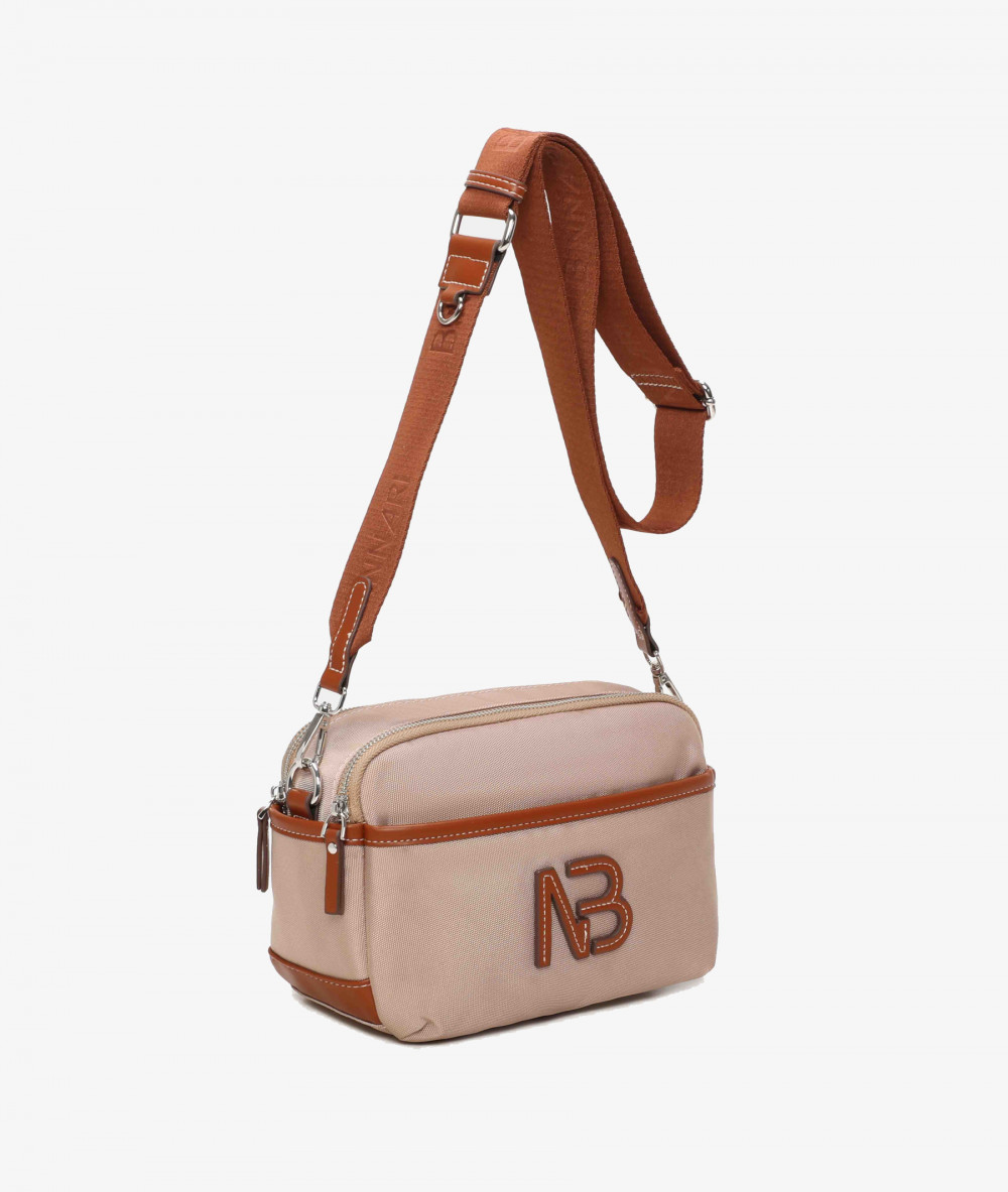 Bolso textil pabloochoa.shoes 21180 en camel