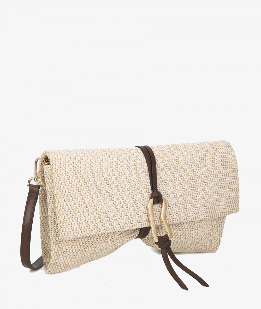 Bolso de rafia pabloochoa.shoes 21020 en beige