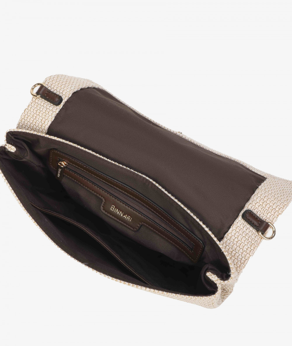 Bolso de rafia pabloochoa.shoes 21020 en beige