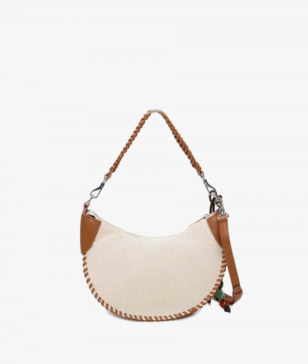 Bolso textil pabloochoa.shoes 21110 en beige