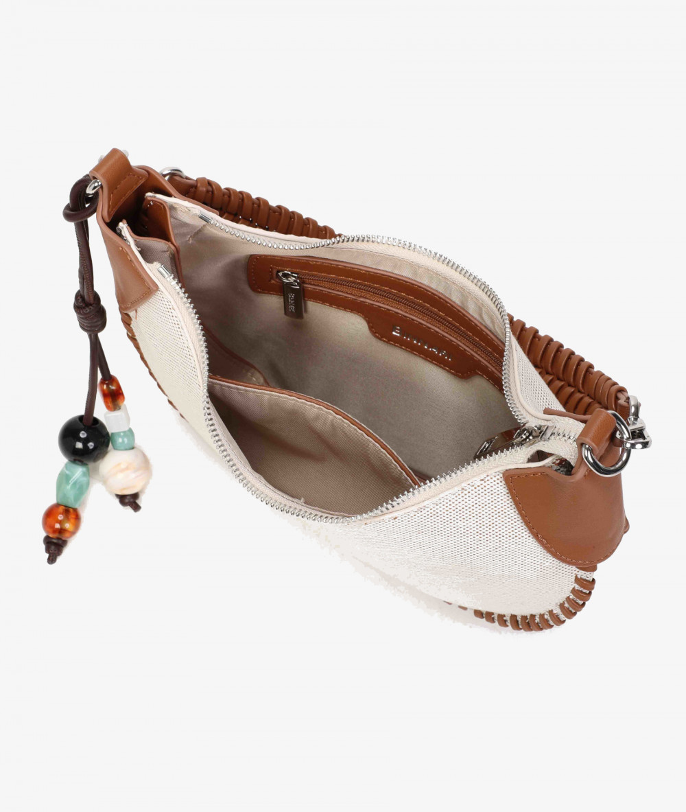 Bolso textil pabloochoa.shoes 21110 en beige