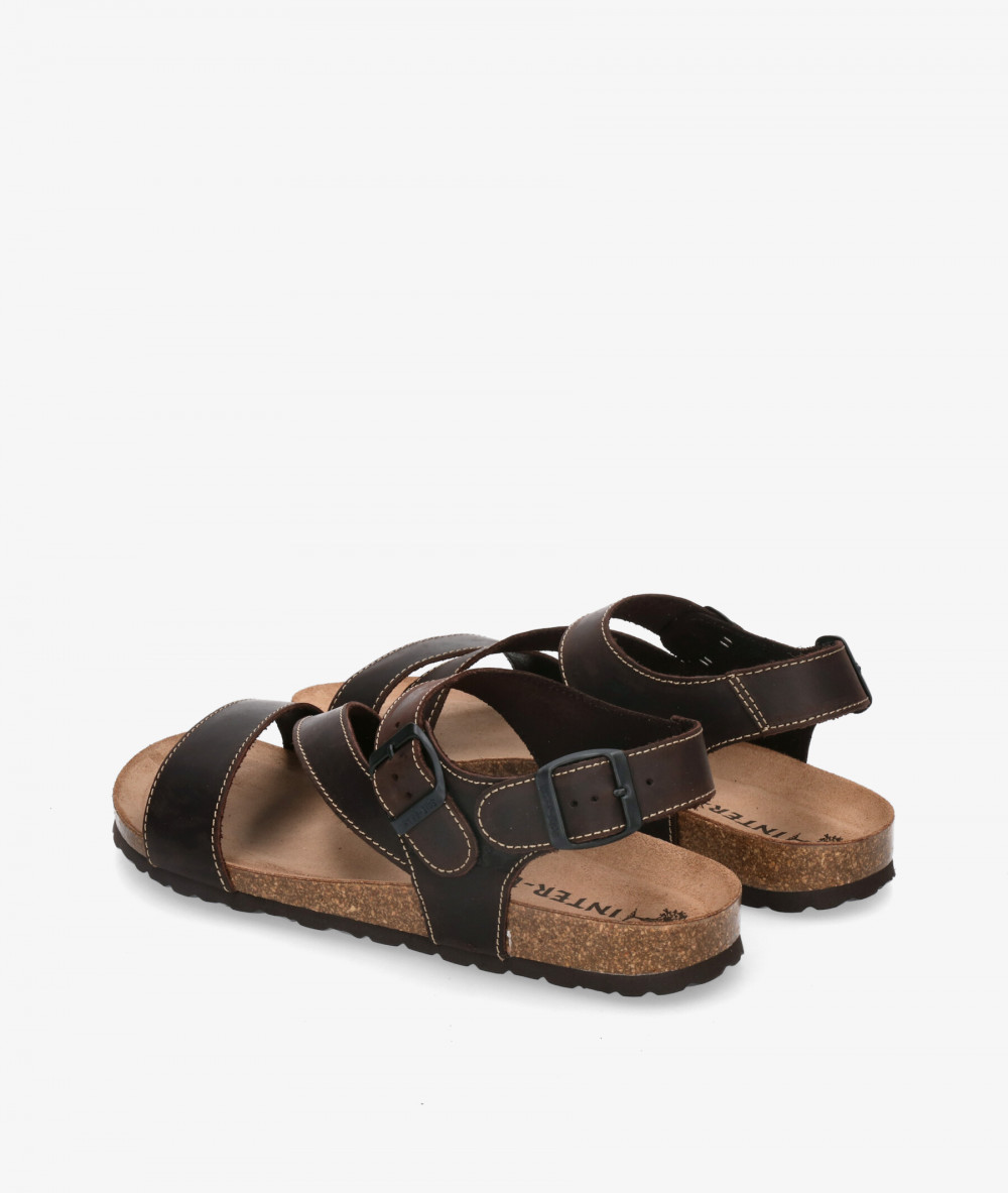 Sandalias pabloochoa.shoes  9557 en marrón