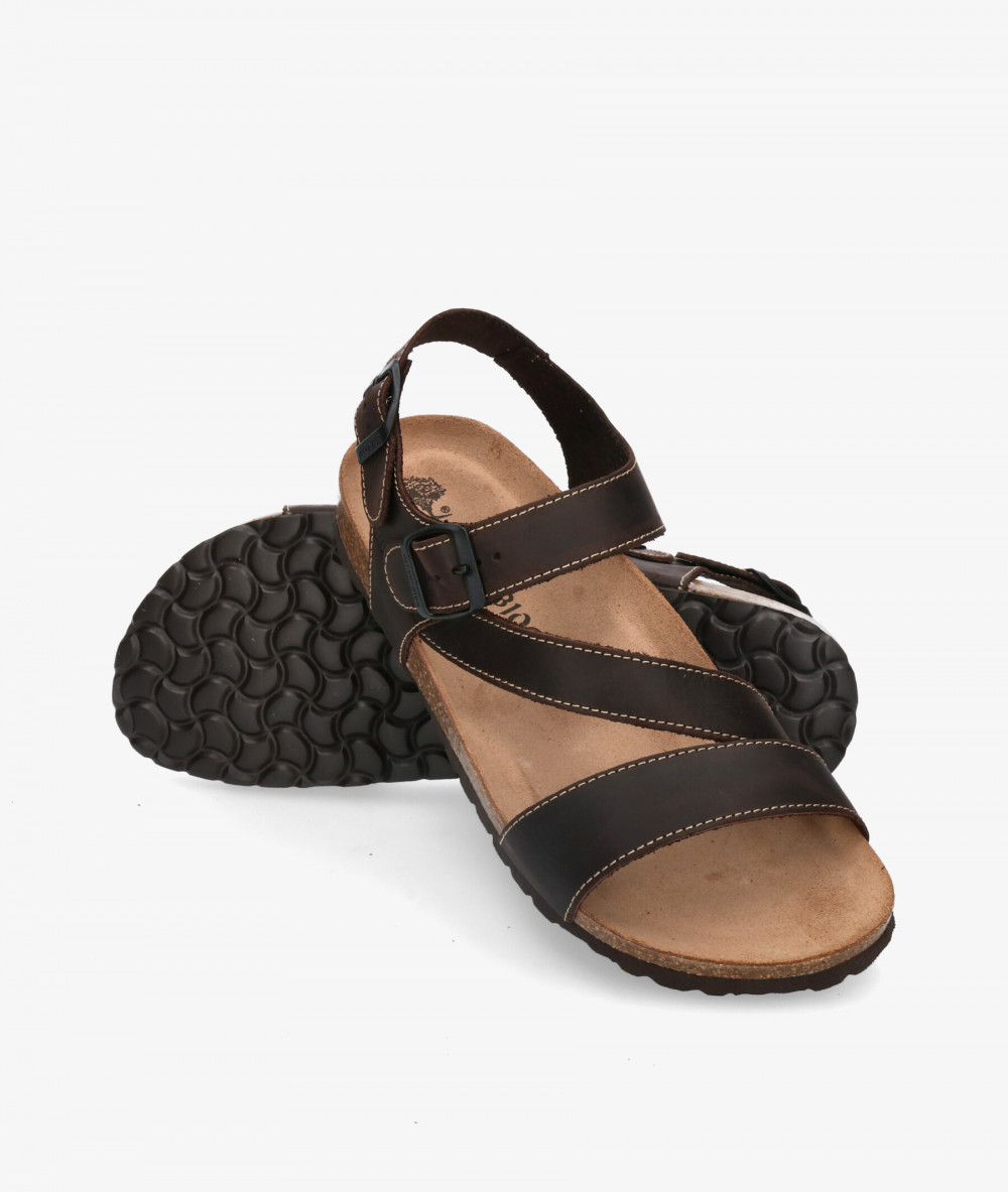 Sandalias pabloochoa.shoes  9557 en marrón