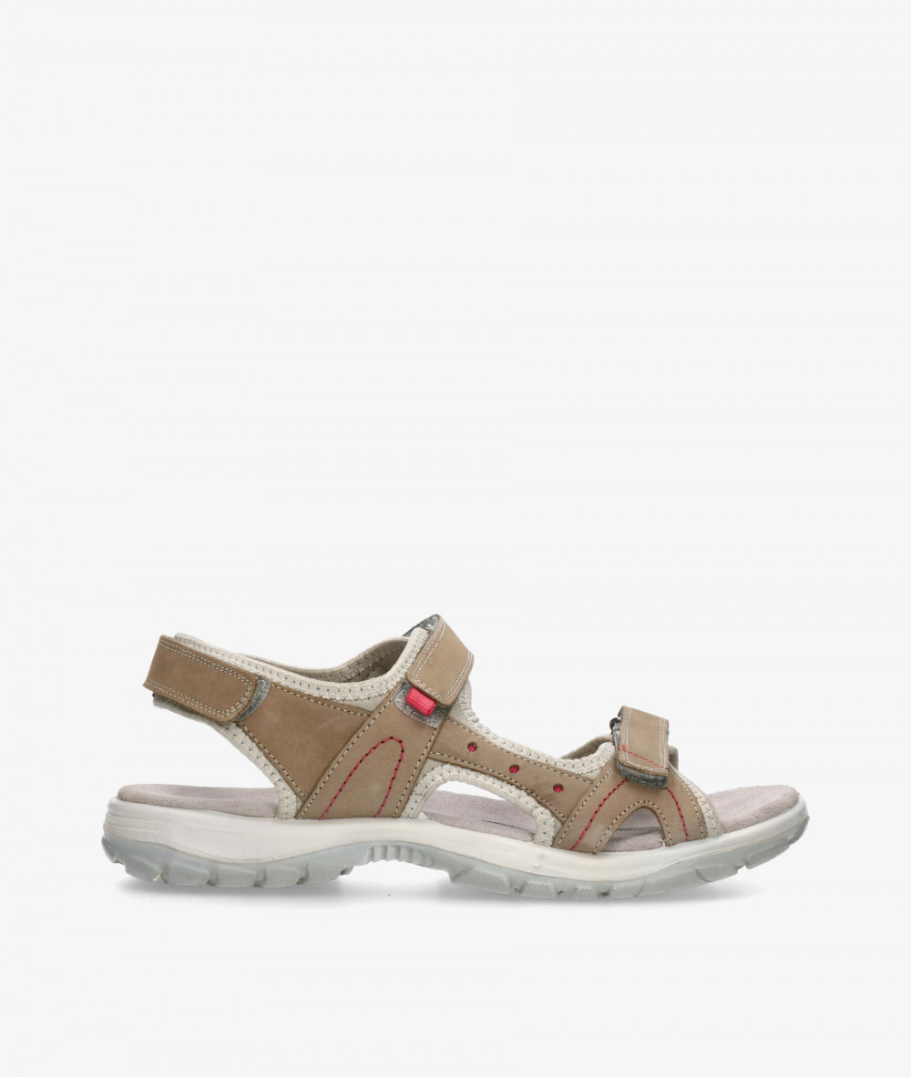 Sandalias St. Gallen  TER  en nobuck taupe
