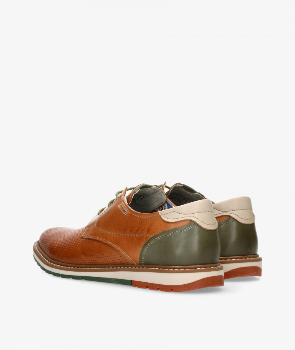 Pikolinos Sport rubber sole shoes M8J-4322 in leather