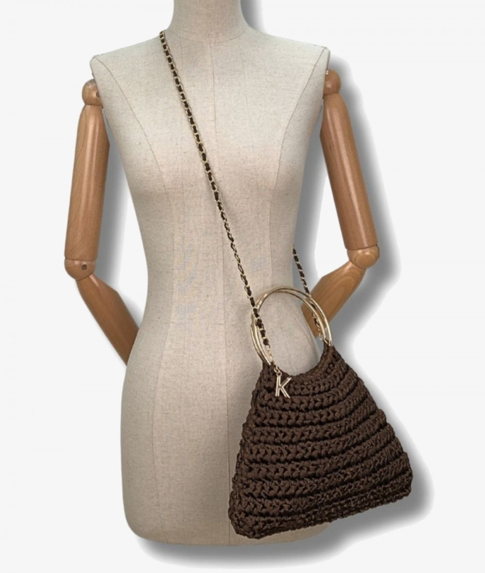 Bolso textil Martina K 9702  en marrón