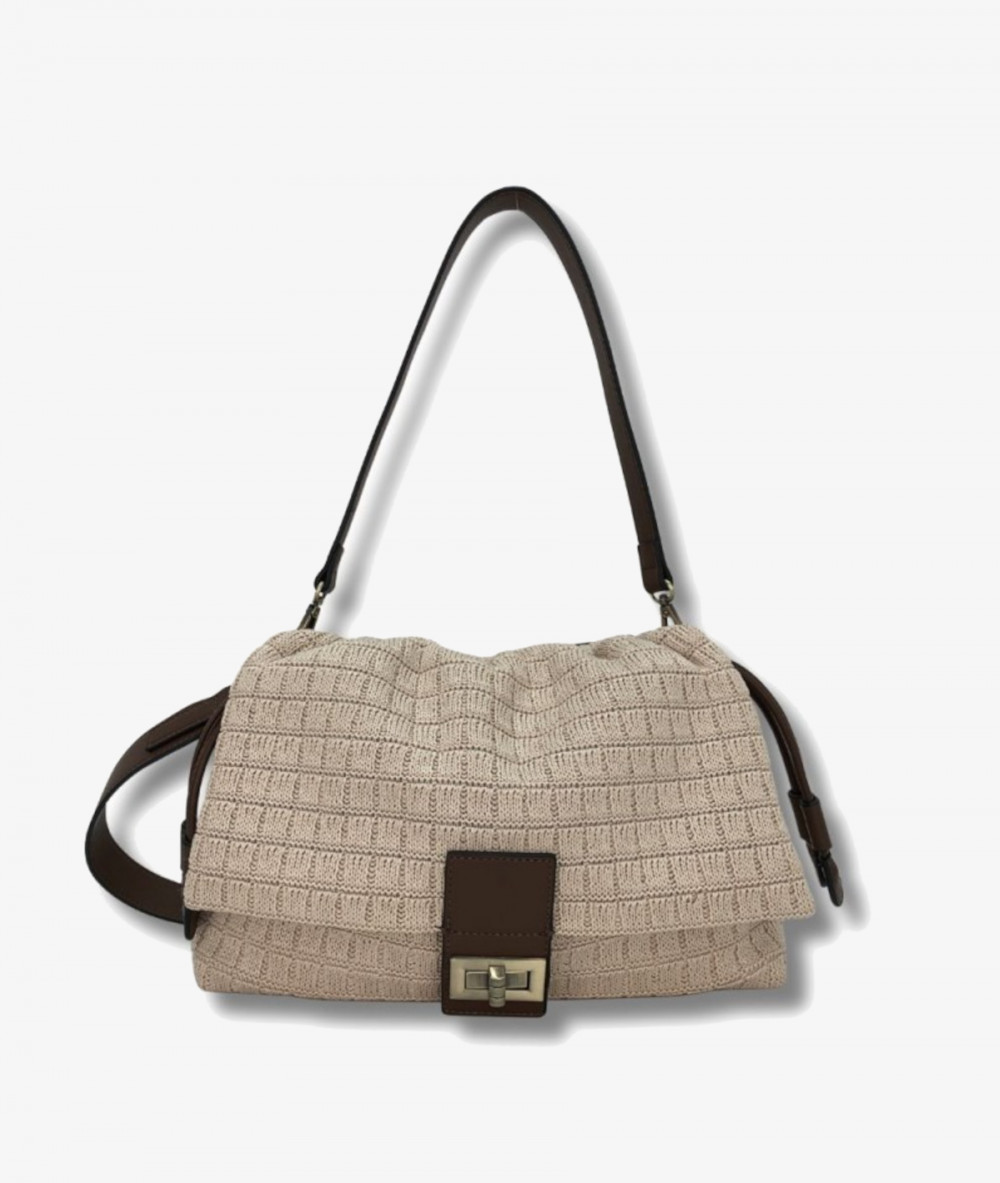 Bolso textil Martina K 25025 en beige