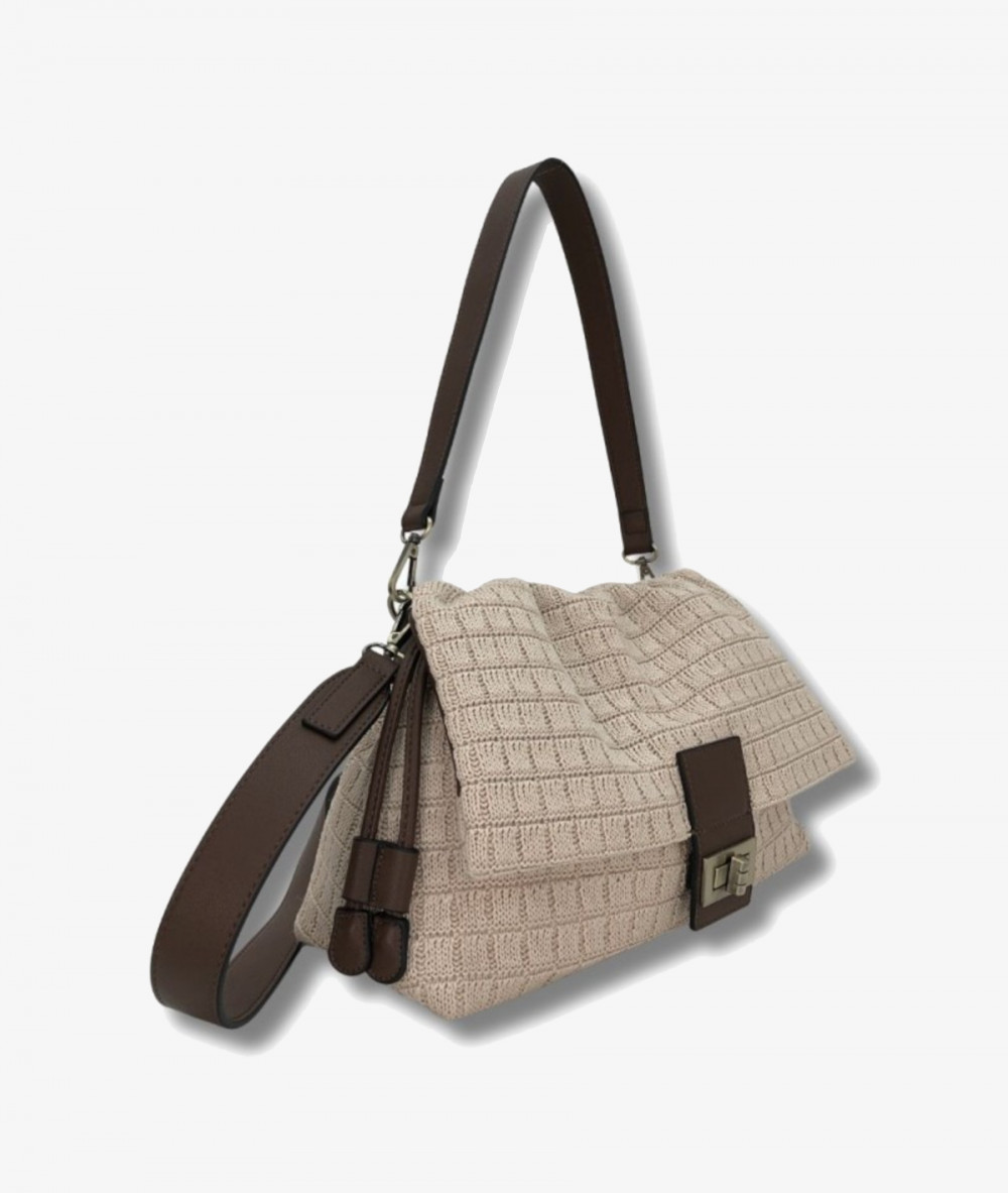 Bolso textil Martina K 25025 en beige