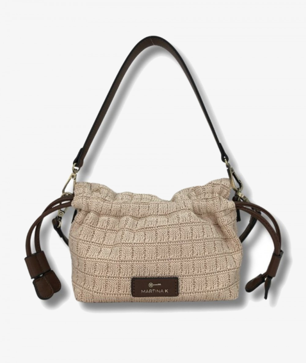 Bolso textil Martina K 25403 en beige