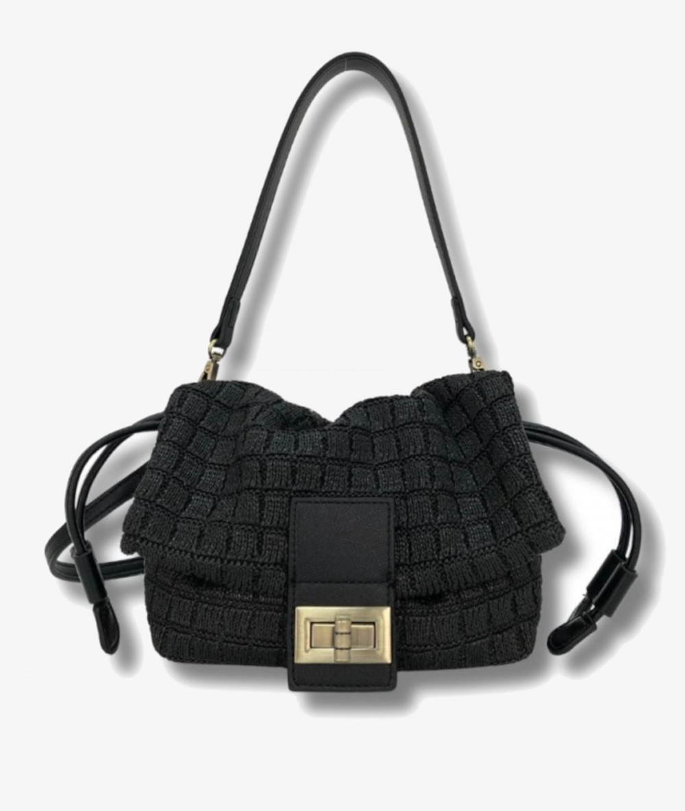 Bolso textil Martina K 25403 en negro