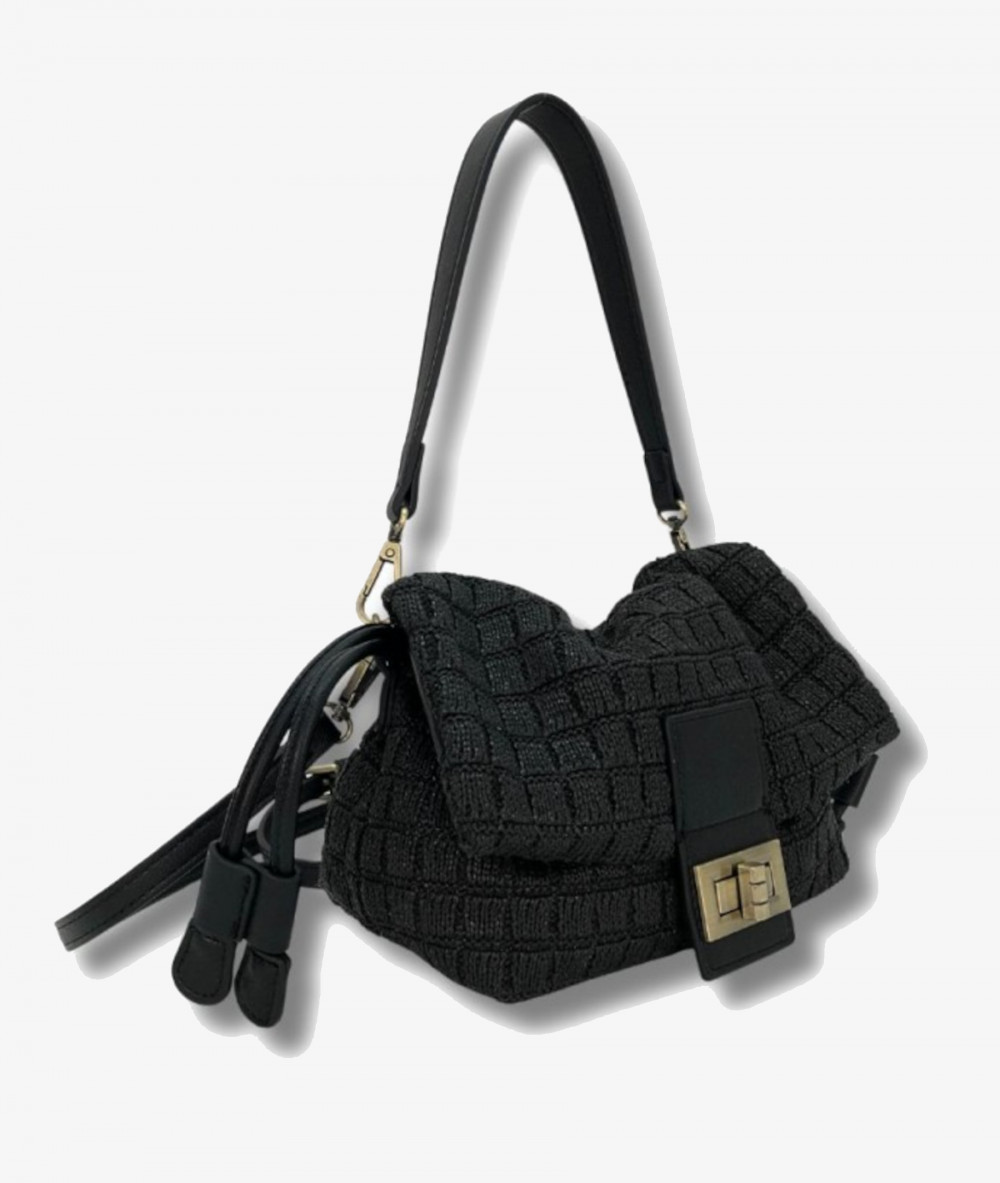 Bolso textil Martina K 25403 en negro
