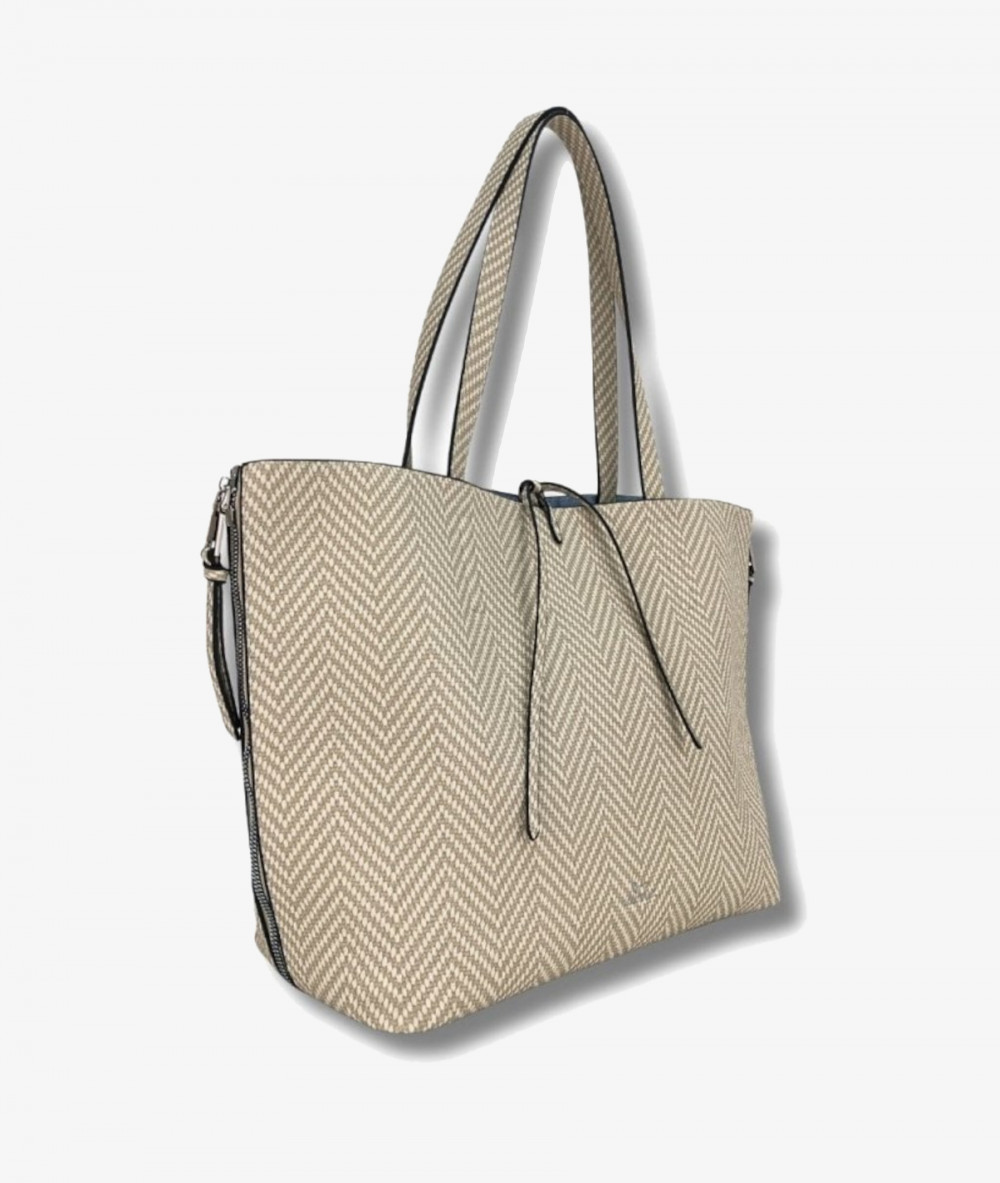 Bolso textil Martina K 25058 en topo