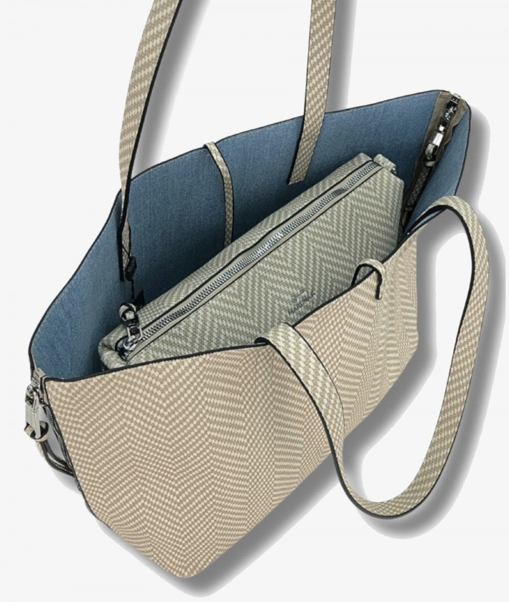 Bolso textil Martina K 25058 en topo