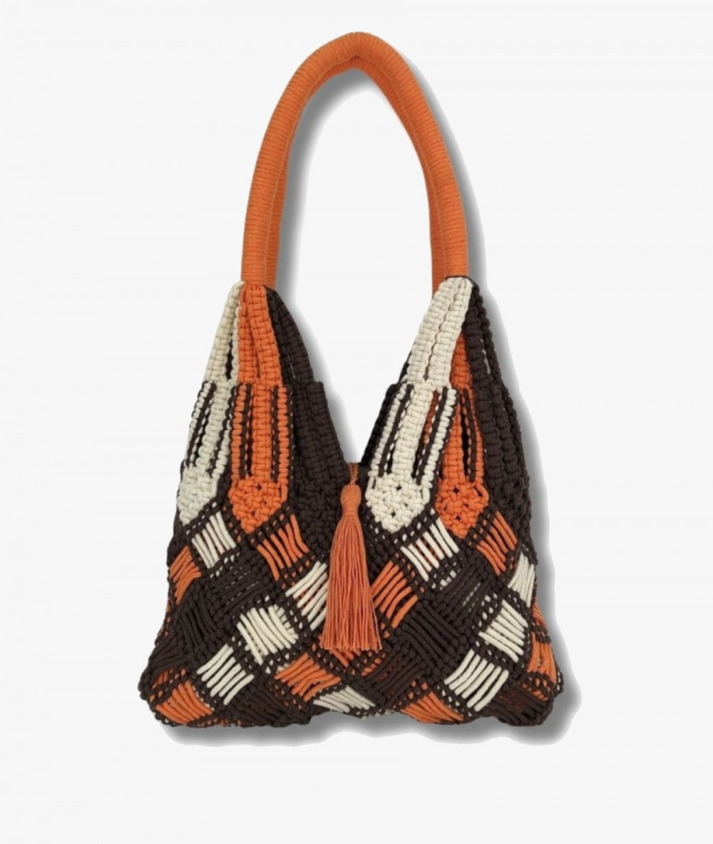 Bolso textil Martina K 9701 en marrón