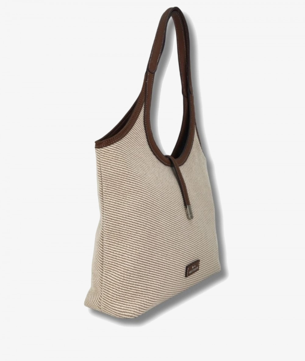 Bolso textil Martina K 8612 en beige