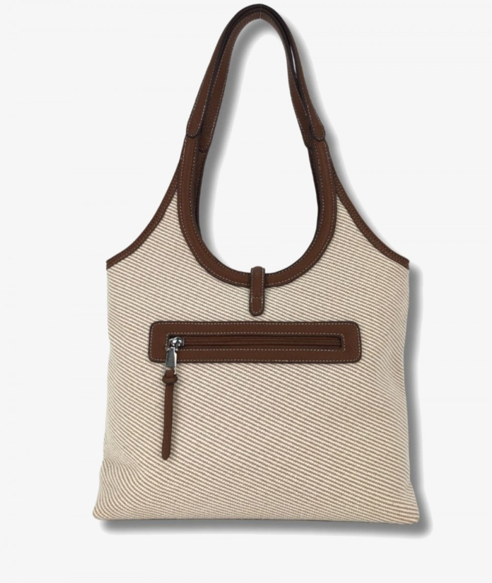 Bolso textil Martina K 8612 en beige