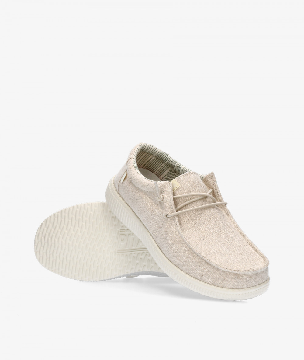Zapatos casual Walk in Pitas WP150 LINEN en beige