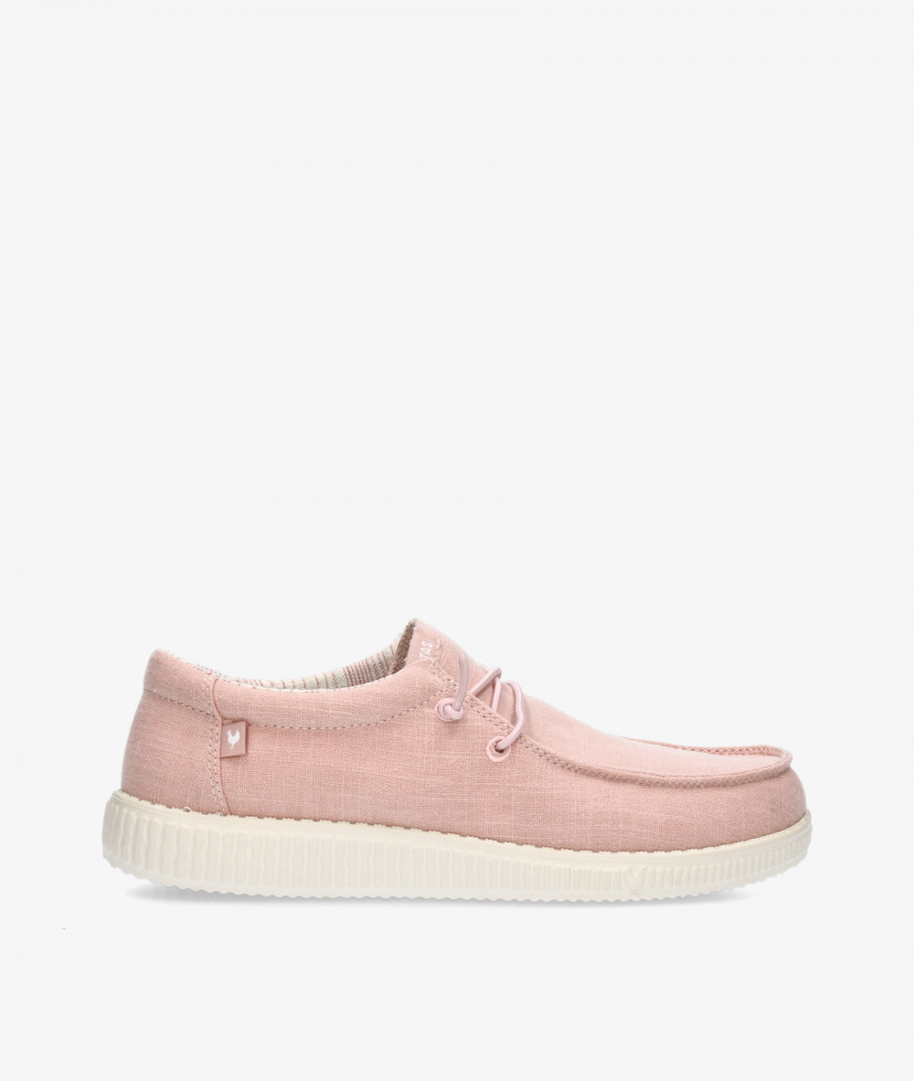 Zapatos casual Walk in Pitas WP150 LINEN en rosa