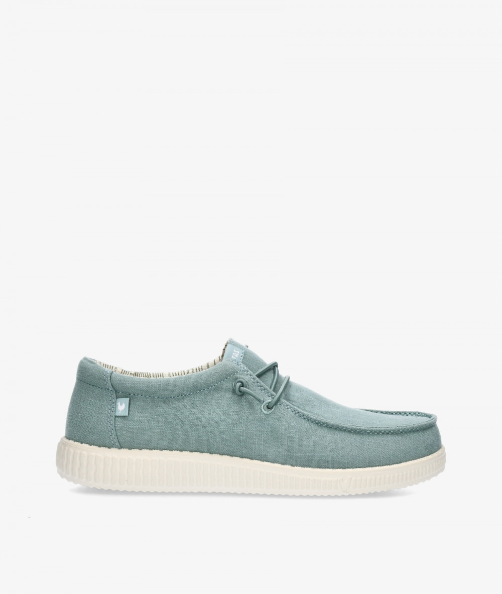 Zapatos casual Walk in Pitas WP150 LINEN en verde