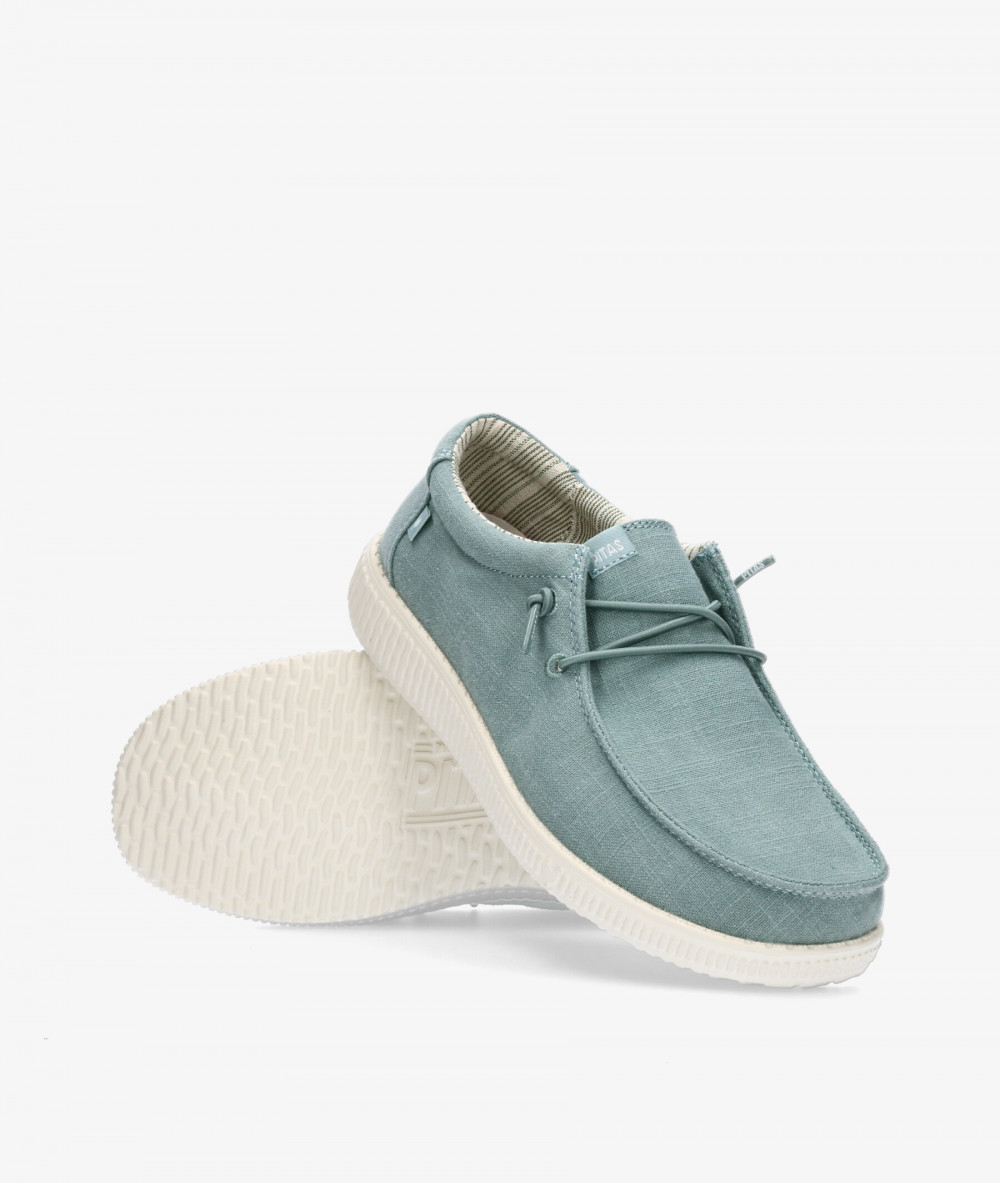 Zapatos casual Walk in Pitas WP150 LINEN en verde