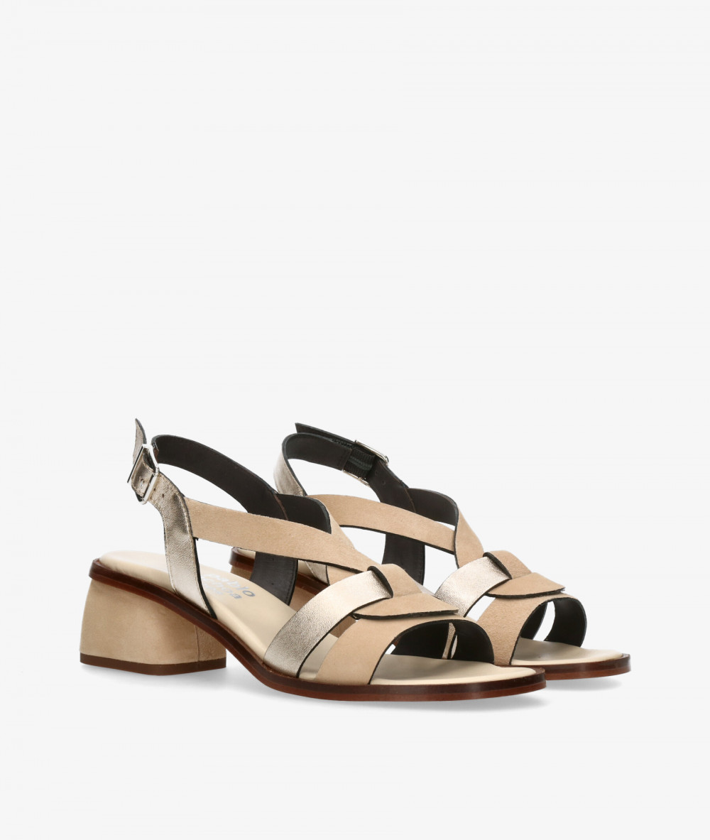 Sandalias pabloochoa.shoes  3917 en ante taupe